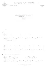 télécharger la partition d'accordéon Comptine d'un autre été... l'après-midi (Niveau 2) au format PDF