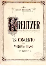 télécharger la partition d'accordéon Concerto 13 (R. Kreutzer) au format PDF