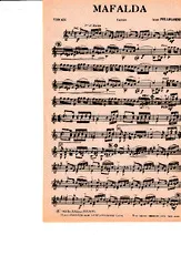 télécharger la partition d'accordéon MAFALDA au format PDF