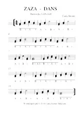 descargar la partitura para acordeón ZAZA - DANS Griffschrift en formato PDF