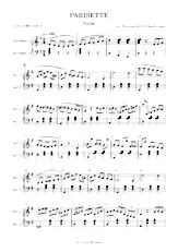 scarica la spartito per fisarmonica Parisette in formato PDF