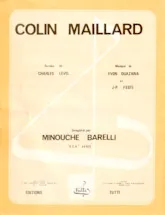 télécharger la partition d'accordéon Colin maillard (chantée par Minouche Barelli ) au format PDF