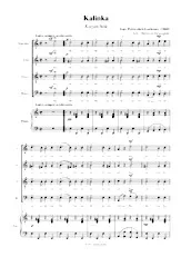 descargar la partitura para acordeón Kalinka / Kazatchok / SATB + Piano /  Arrangement  Bernard Devagtere en formato PDF