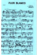 télécharger la partition d'accordéon FLOR BLANCO au format PDF