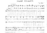 download the accordion score Sacré Félicien in PDF format