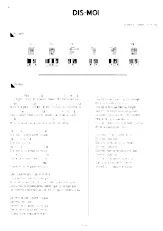 descargar la partitura para acordeón Dis-moi en formato PDF