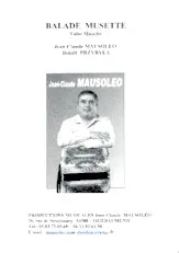télécharger la partition d'accordéon Balade musette au format PDF