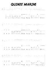 descargar la partitura para acordeón QUINZE MARINS en formato PDF