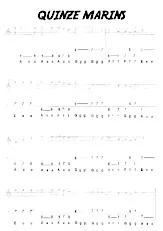 télécharger la partition d'accordéon QUINZE MARINS au format PDF