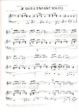 download the accordion score Je suis l'enfant soleil  in PDF format