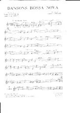 scarica la spartito per fisarmonica Dansons bossa nova in formato PDF