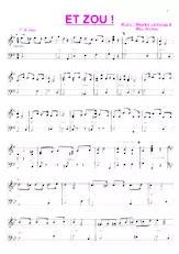 descargar la partitura para acordeón Et Zou en formato PDF