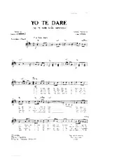 download the accordion score YO TE DARE in PDF format