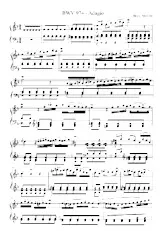 télécharger la partition d'accordéon Adagio Dm BWV 974 au format PDF