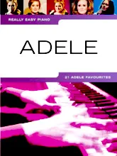 download the accordion score BOOK ADELE (REALLY EASY PIANO) in PDF format