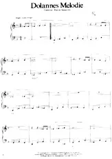 descargar la partitura para acordeón DOLANNES MELODIE en formato PDF