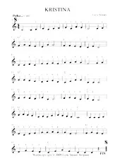 scarica la spartito per fisarmonica KRISTINA in formato PDF