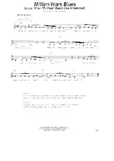 descargar la partitura para acordeón million years blues en formato PDF