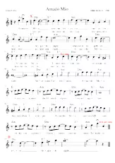 télécharger la partition d'accordéon Amado Mio / Vocal Doris Fisher au format PDF