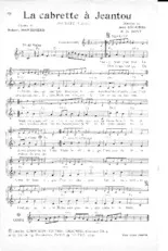 download the accordion score La cabrette à Jeantou in PDF format