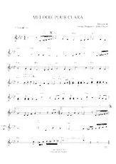 descargar la partitura para acordeón MÉLODIE POUR CLARA en formato PDF