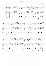 download the accordion score Bec à bec in PDF format