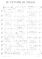 descargar la partitura para acordeón Je t'envoie du soleil en formato PDF