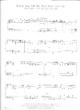 download the accordion score When you tell me that you love me in PDF format