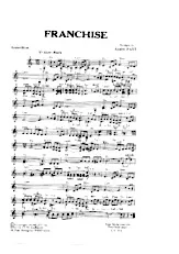 descargar la partitura para acordeón FRANCHISE en formato PDF