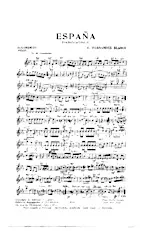 télécharger la partition d'accordéon ESPANA au format PDF