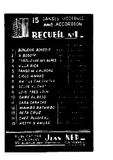 download the accordion score recueil JEAN NED (15 DANSES ) in PDF format