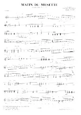 scarica la spartito per fisarmonica Matin du musette in formato PDF