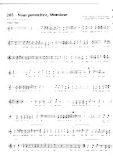 descargar la partitura para acordeón Vous permettez monsieur  en formato PDF