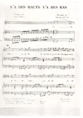 download the accordion score Y'a des hauts y'a des bas in PDF format