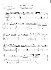 télécharger la partition d'accordéon Variations / Caprice op.1 N°24 au format PDF