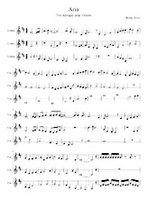 download the accordion score Aria in PDF format