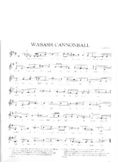 télécharger la partition d'accordéon Wabash cannonball au format PDF