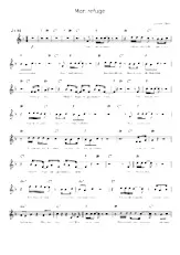 download the accordion score Mon Refuge in PDF format