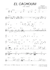 download the accordion score El CACHOUNI in PDF format