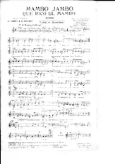 télécharger la partition d'accordéon Mambo Jambo  (Que rico el mambo - autre version) au format PDF