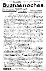 descargar la partitura para acordeón BUENAS NOCHES (BONSOIR) en formato PDF