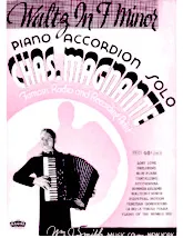 télécharger la partition d'accordéon Waltz in F minor au format PDF