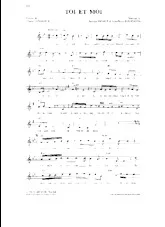 download the accordion score Toi et moi in PDF format