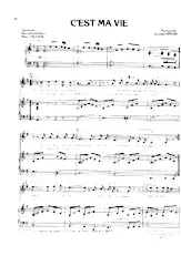 download the accordion score C'est ma vie in PDF format