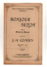 télécharger la partition d'accordéon BONJOUR SUZON au format PDF