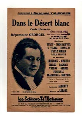 télécharger la partition d'accordéon DANS LE DESERT BLANC au format PDF