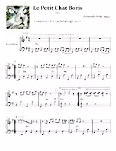 descargar la partitura para acordeón Le Petit Chat Boris en formato PDF