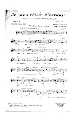download the accordion score jJE SAIS REVER D'AMOUR in PDF format