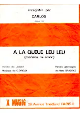 scarica la spartito per fisarmonica A LA QUEUE LEU LEU (Mañana mi amor) in formato PDF