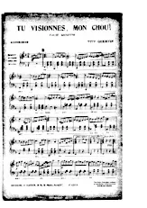 download the accordion score TU VISIONNES MON CHOU in PDF format